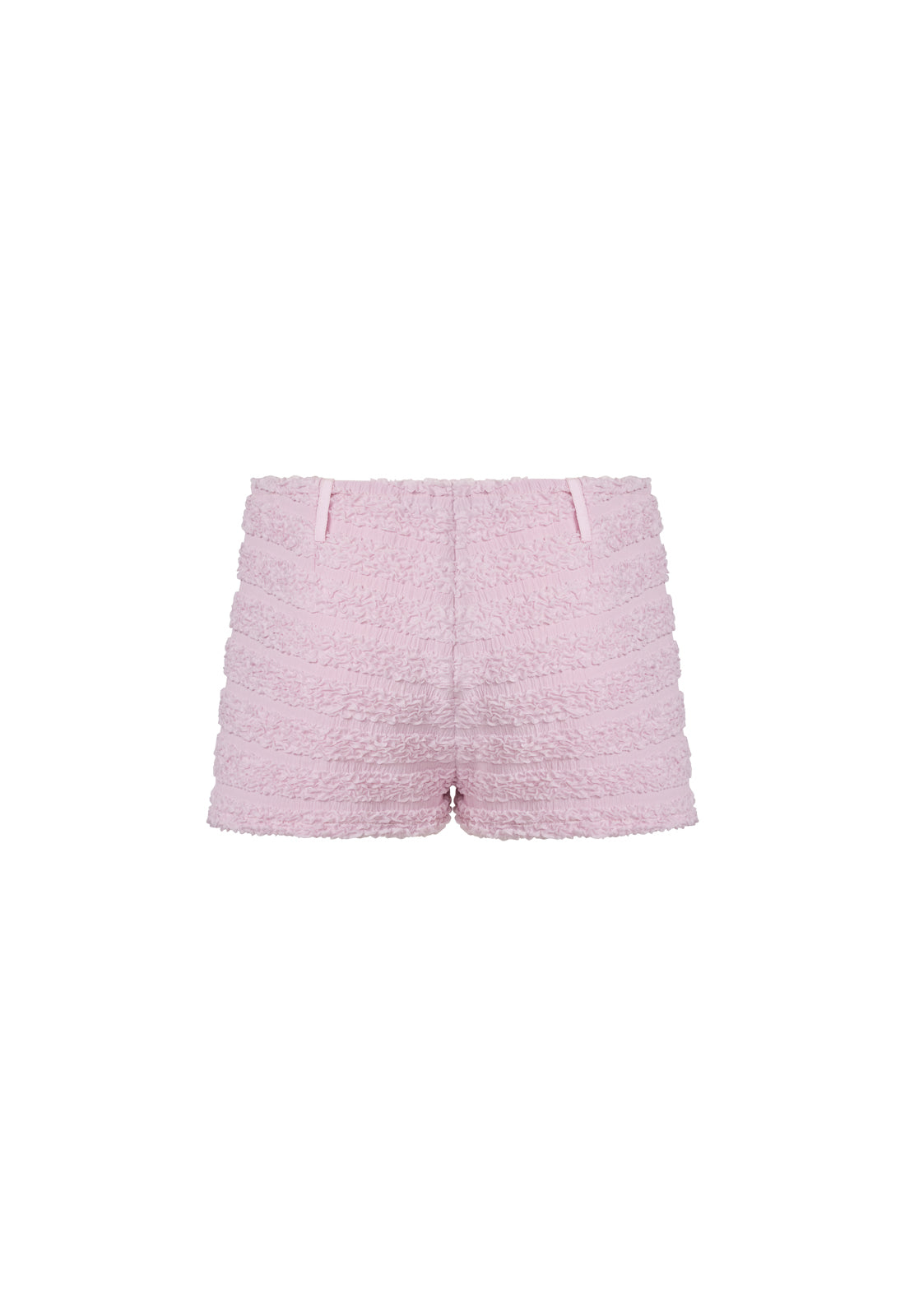 RIVIERA RUFFLE SHORT - BLUSH