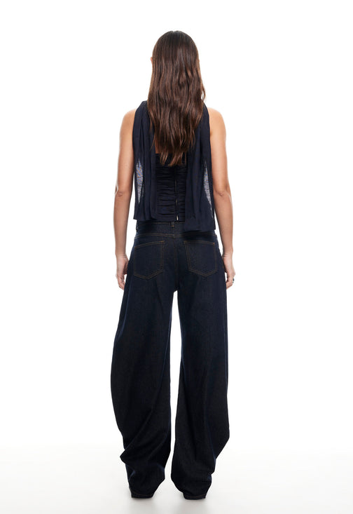 ISLAND BODICE - NAVY
