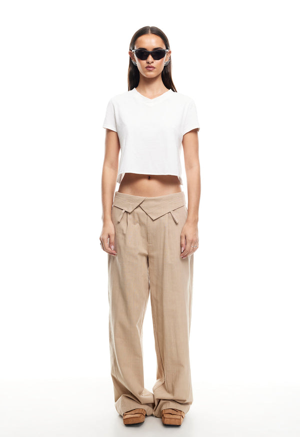 FLOURISH PANT - DEEP WHEAT