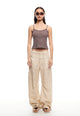 MIAMI VICE LINEN PANT - DEEP WHEAT