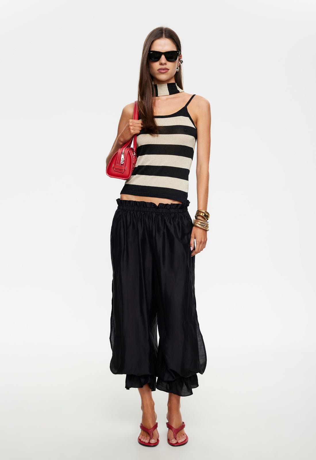 DOLCE TANK TOP - SAND STRIPE