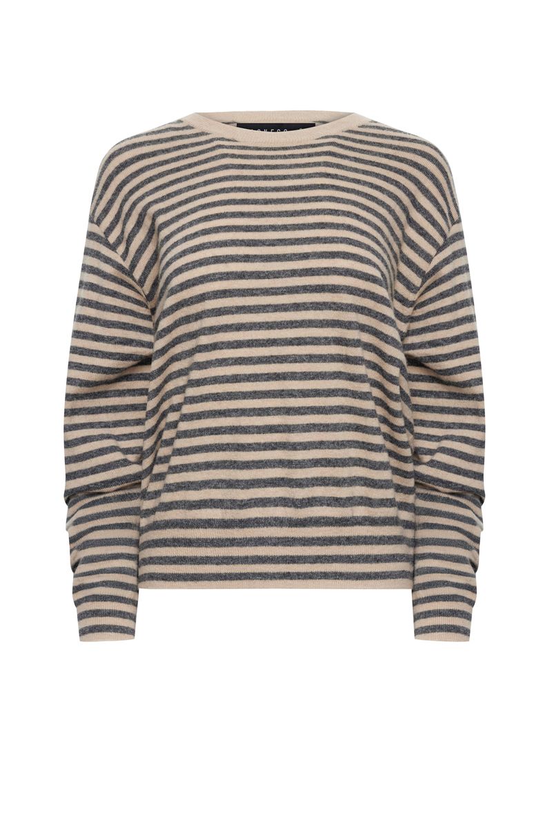 OLSEN KNIT - SLATE STRIPE