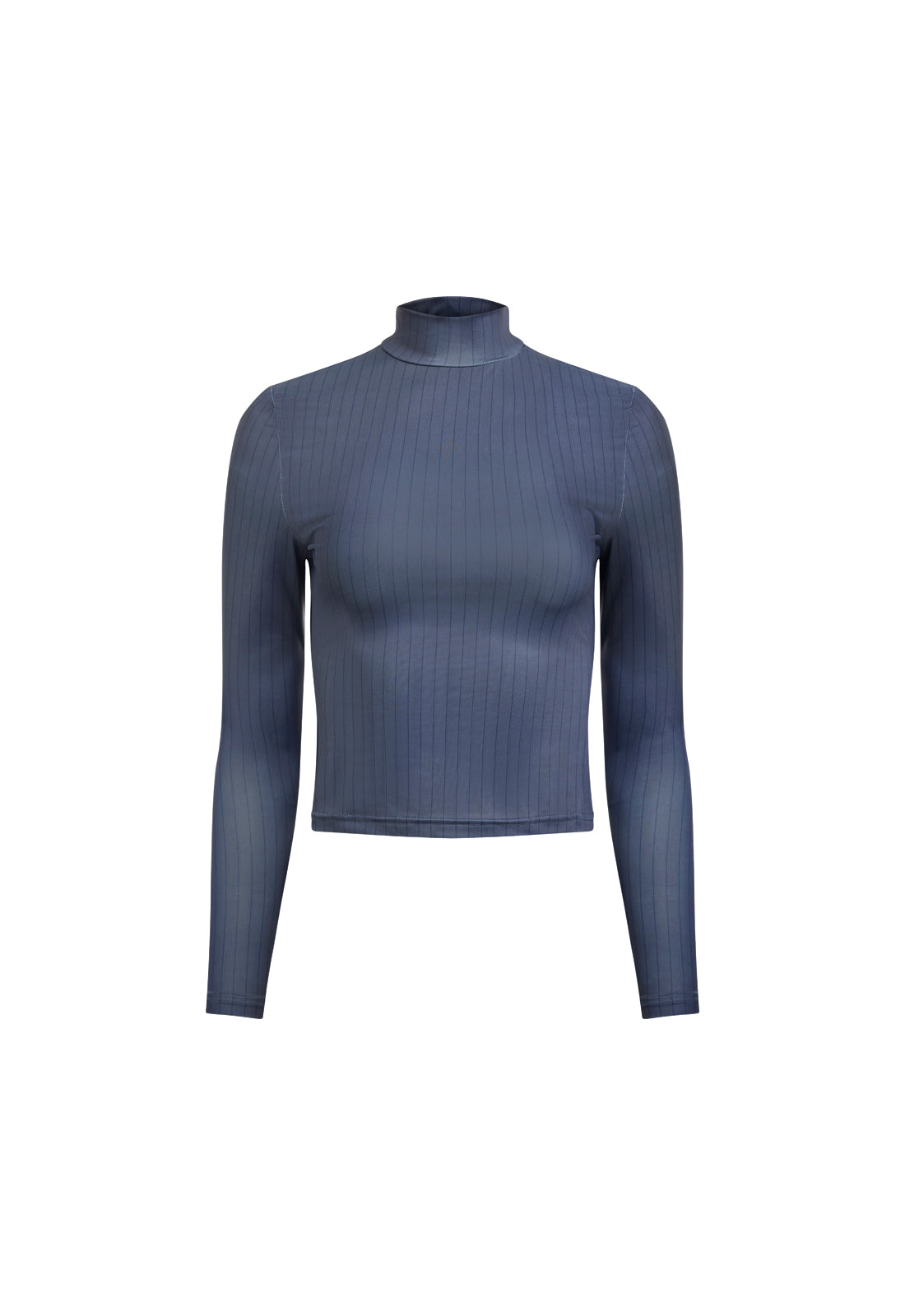 VIXEN LONG SLEEVE - SLATE PINSTRIPE