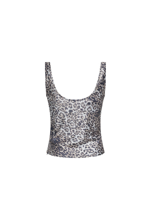 DELILAH TOP - LEOPARD FADE