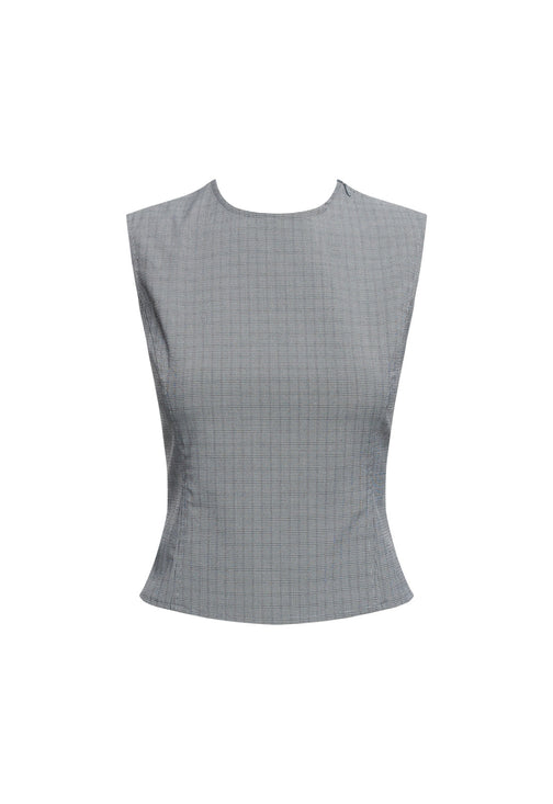 COUNTRYSIDE TOP - ONYX GINGHAM