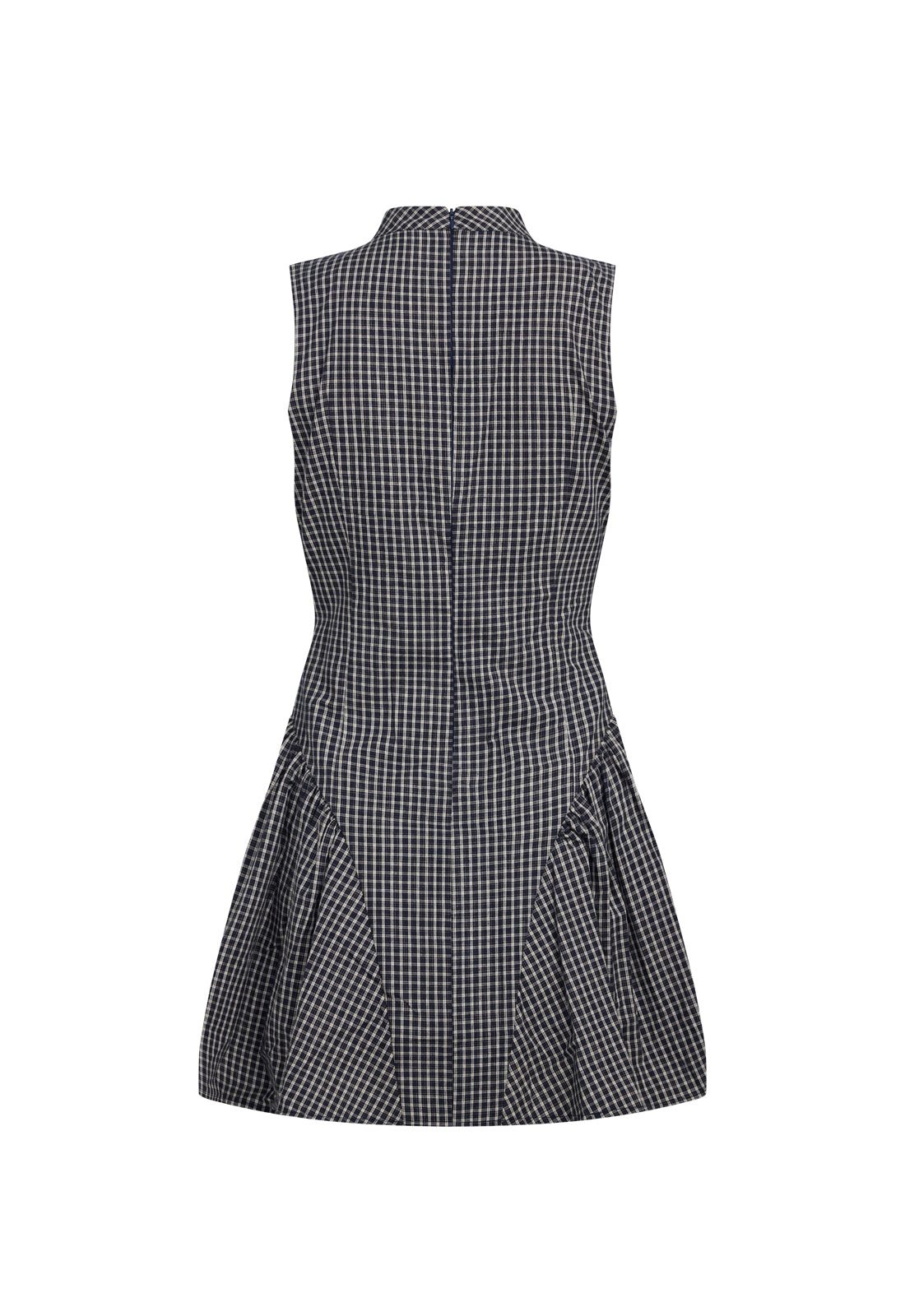 CHELSEA MINI DRESS - NOIR CHECK – LIONESS FASHION USA