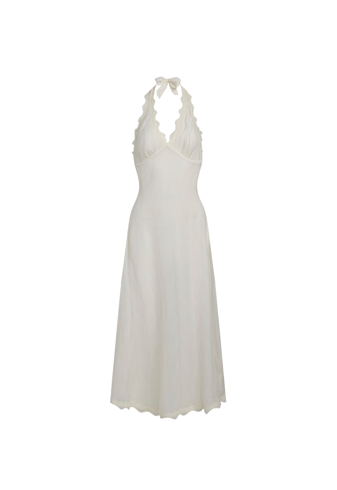 STARS ALIGN MIDI DRESS - CREAM