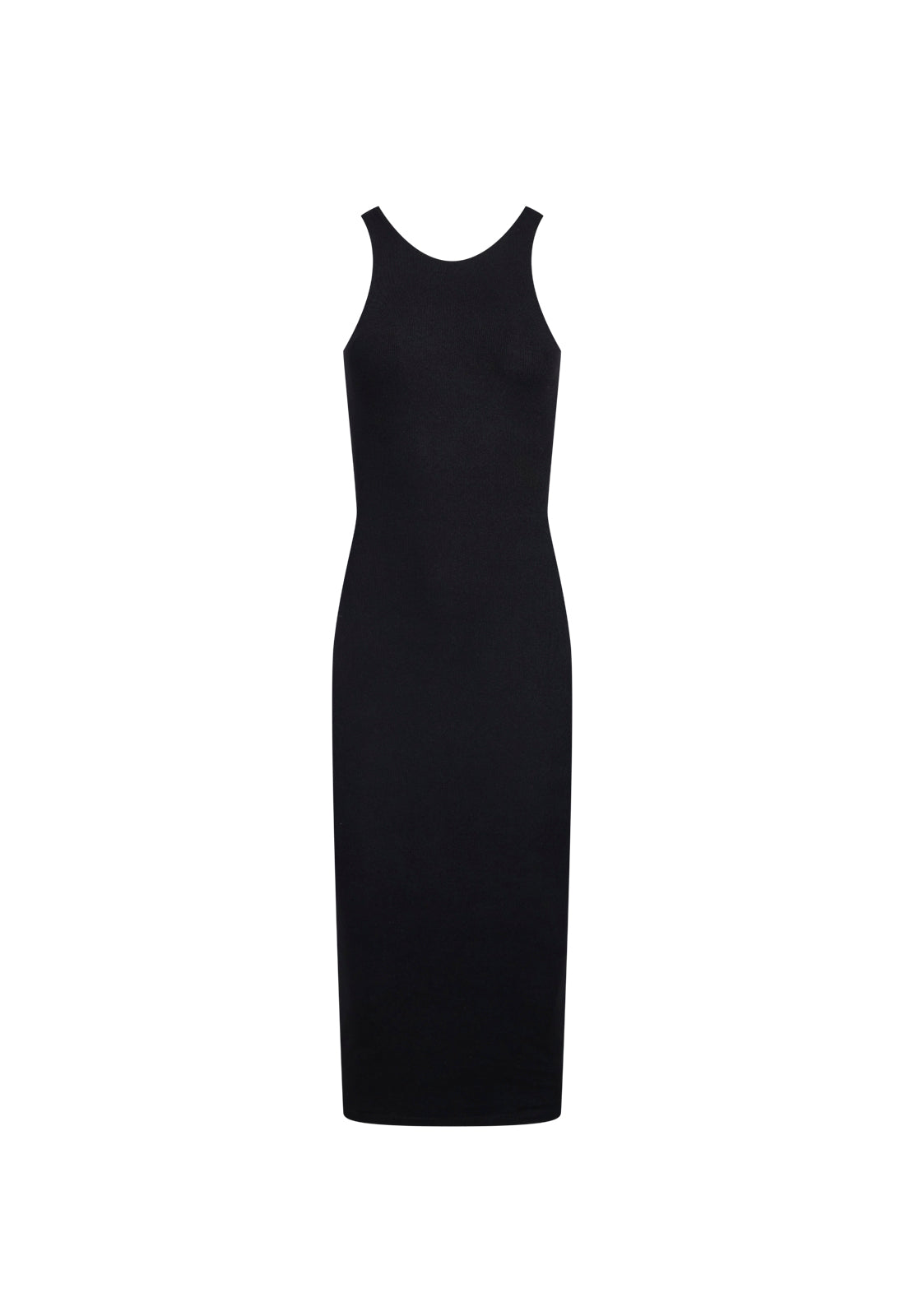 UNDONE MIDI DRESS - ONYX
