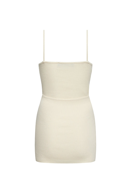 BELLA MINI DRESS - IVORY