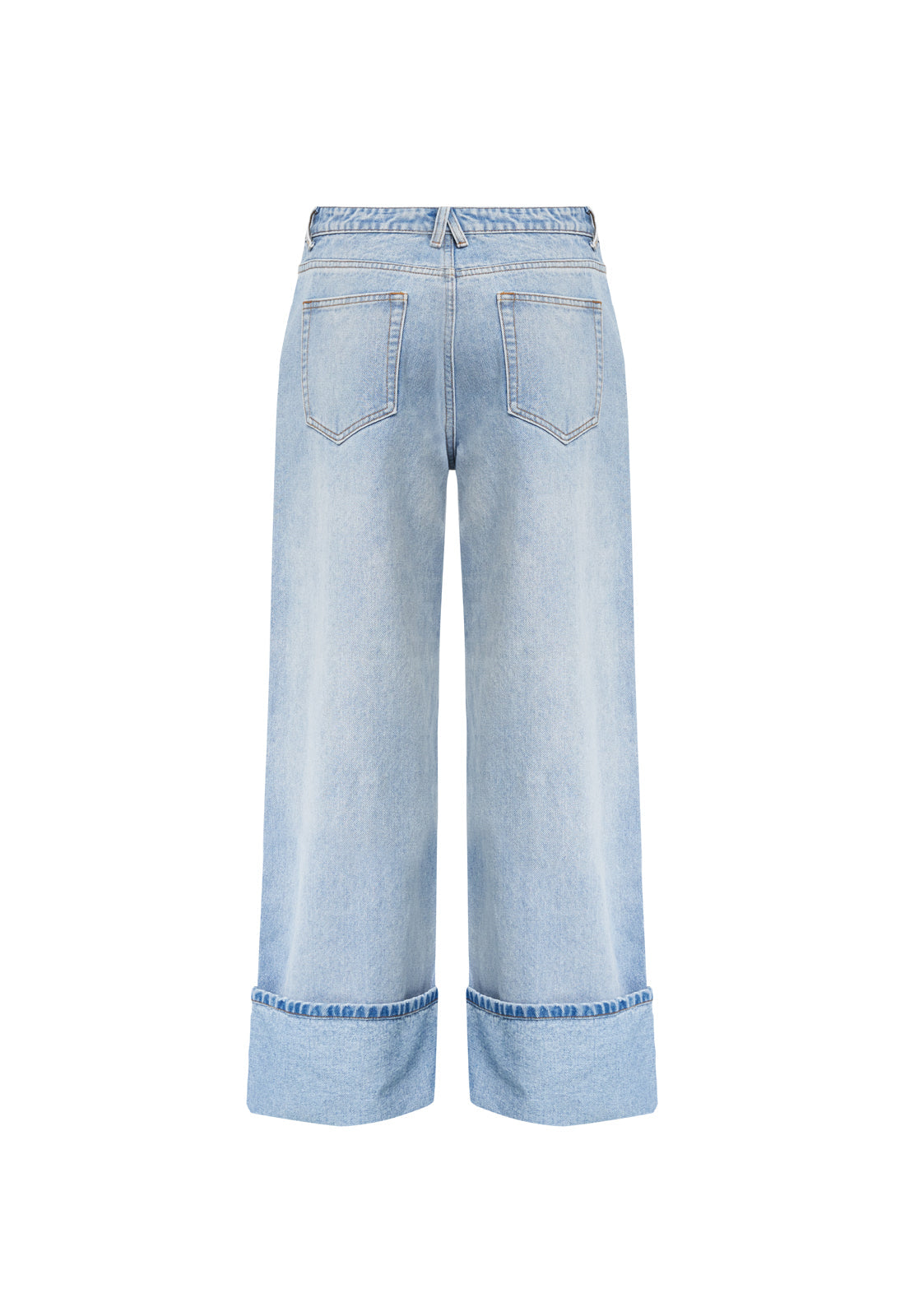 TOP MODEL CUFFED JEAN - LIGHT DENIM