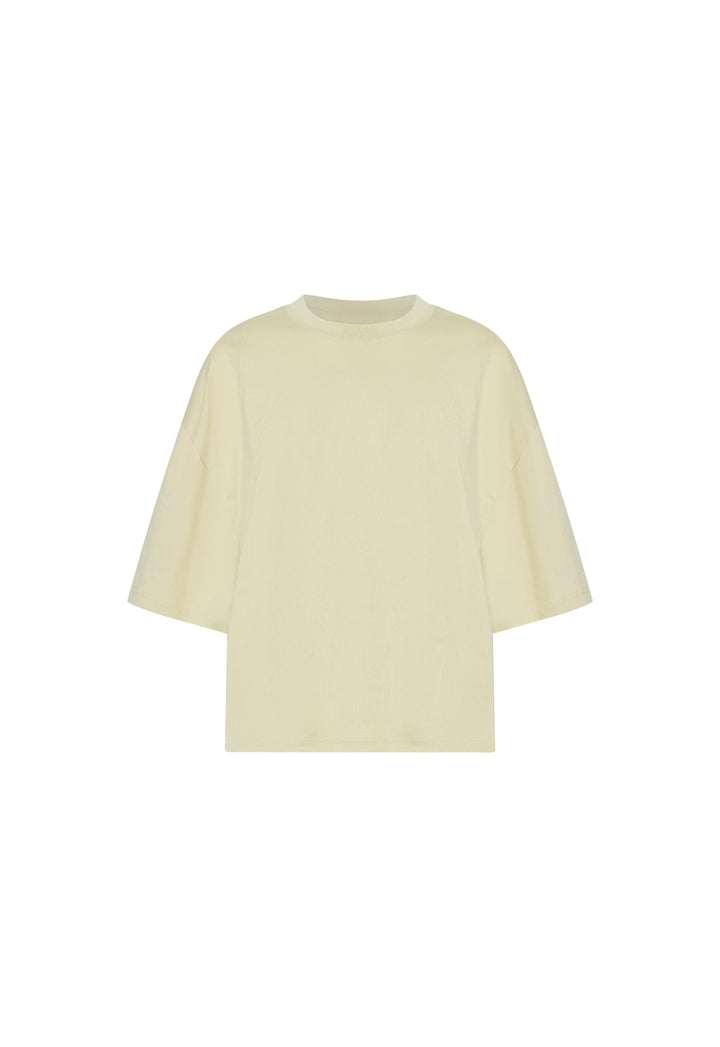 BLOOM SHORT SLEEVE - BEIGE