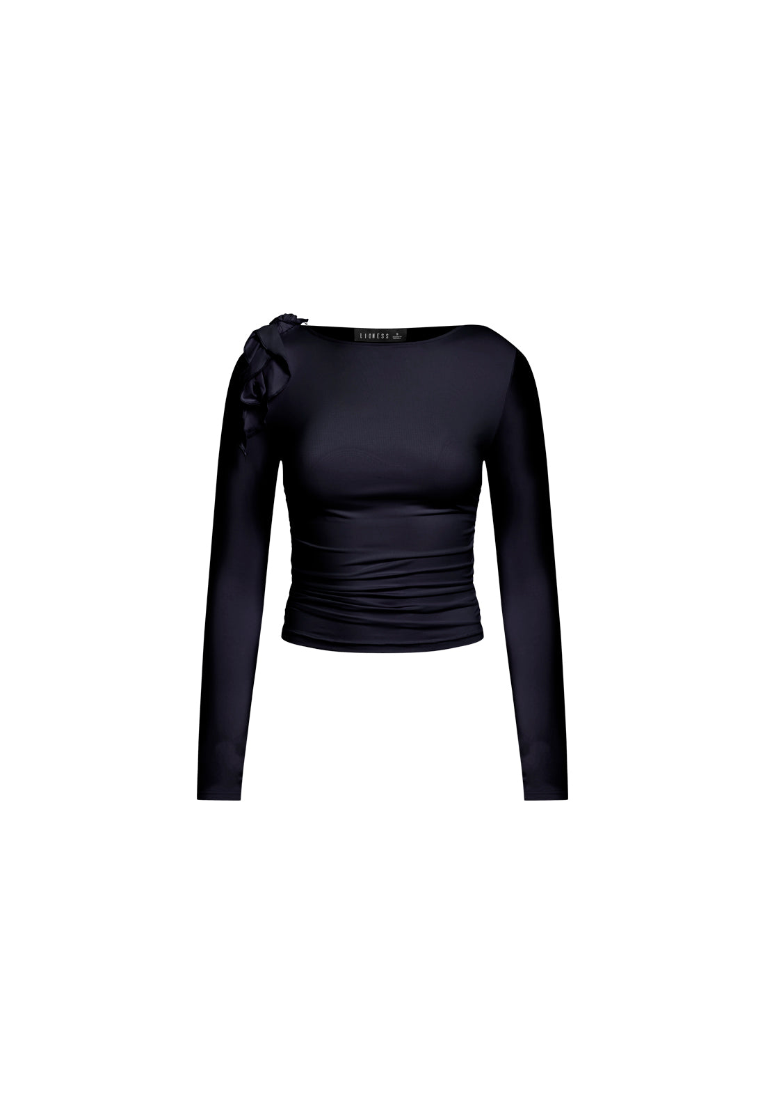 RENDEZVOUS LONG SLEEVE TOP - ONYX