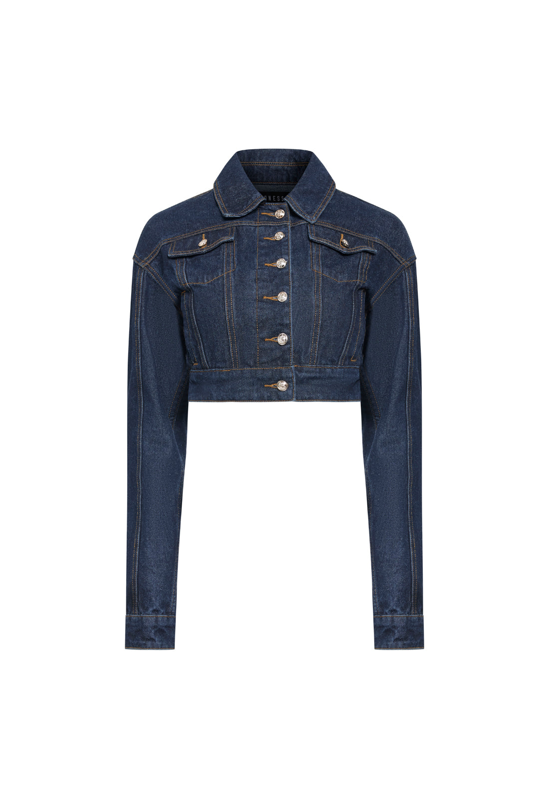 DAYDREAM CROP JACKET - INDIGO