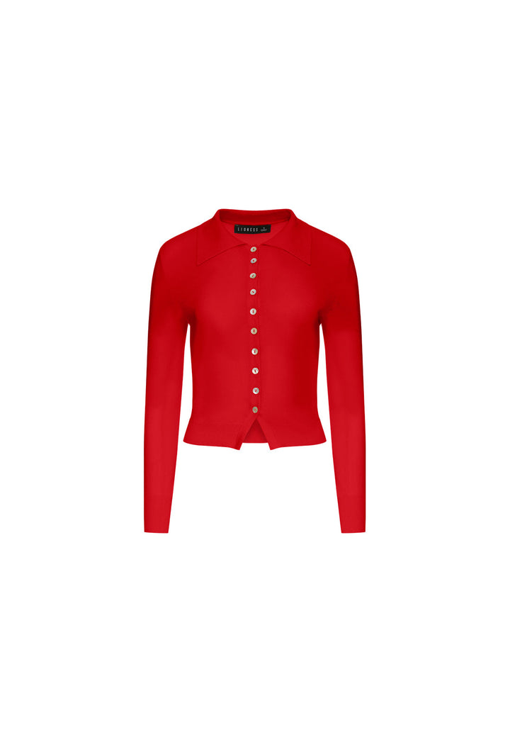 CHALET LONG SLEEVE - CRIMSON