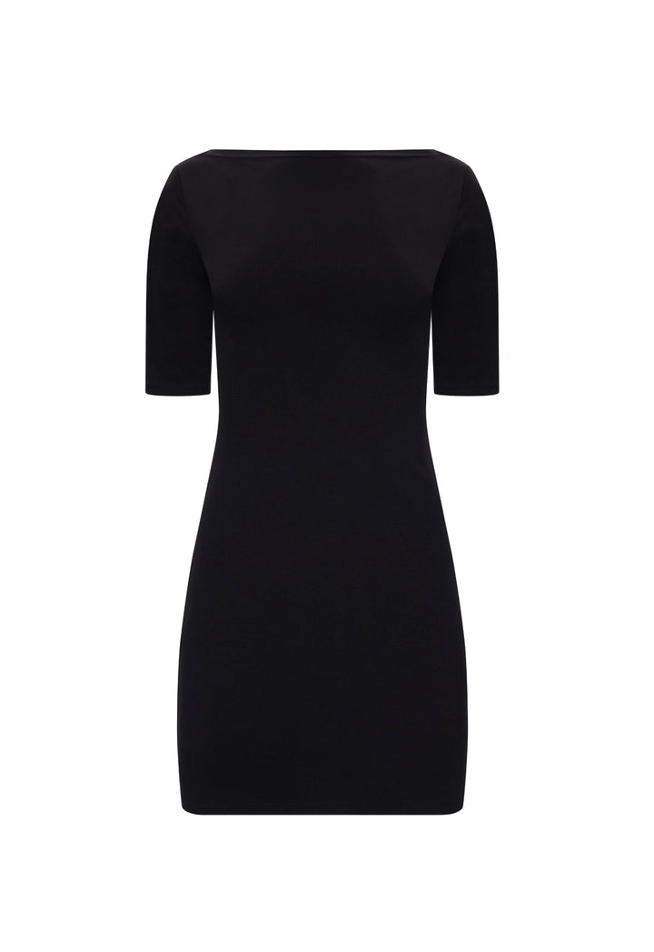 AFTER FIVE MIDI DRESS - ONYX