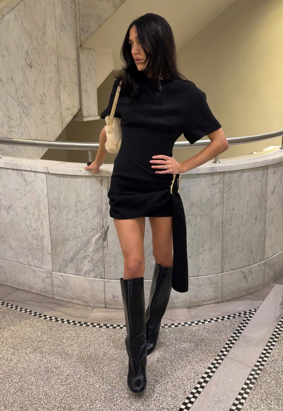 MARTINI MINI DRESS - ONYX LIONESS FASHION USA MARTINI MINI DRESS - ONYX LIONESS FASHION USA