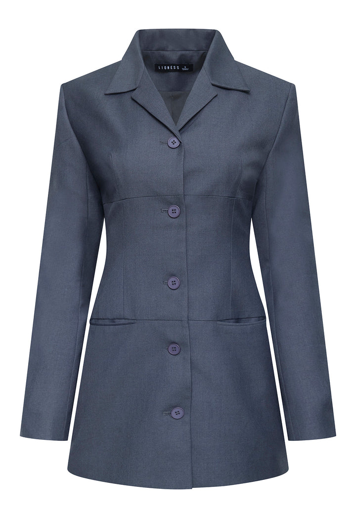 CARMELA MINI DRESS - CHARCOAL