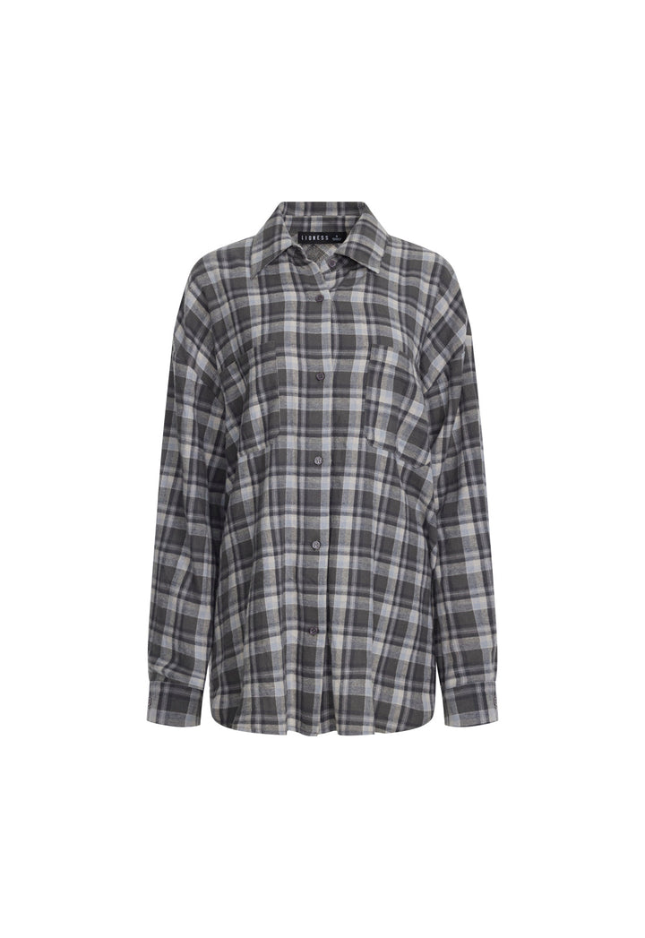 CLARITY SHIRT - SLATE PLAID