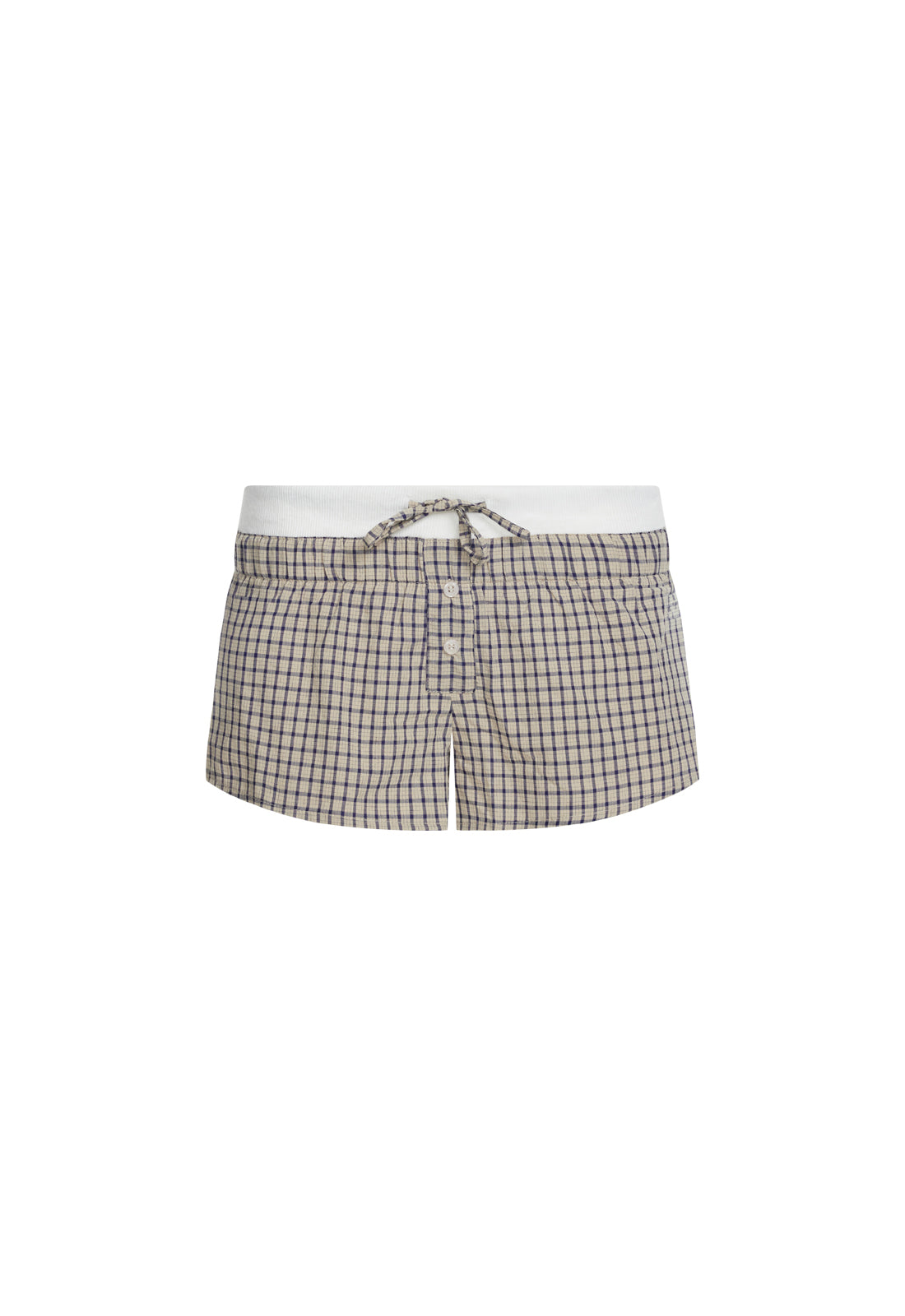 NIRVANA SHORT - VINTAGE BEIGE PLAID
