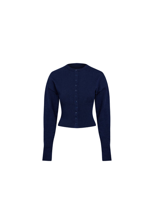 HEAD IN THE CLOUDS CARDIGAN - NAVY