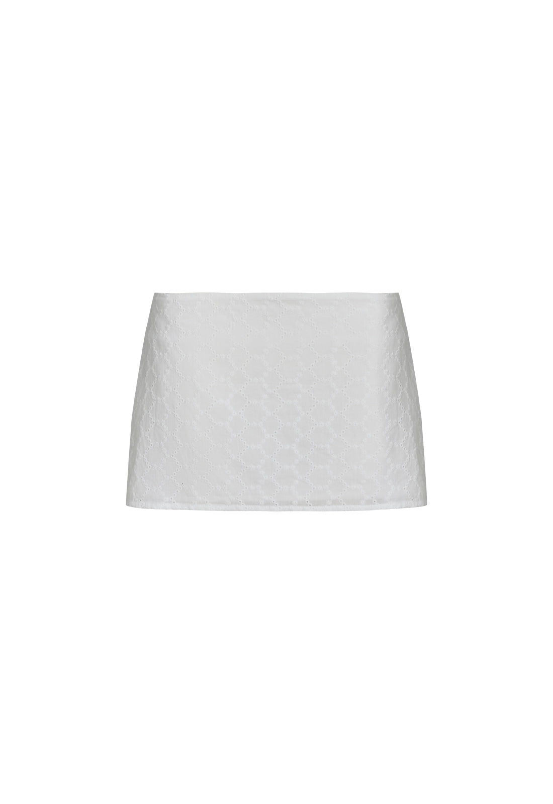 PROPHECY MINI SKIRT - PORCELAIN