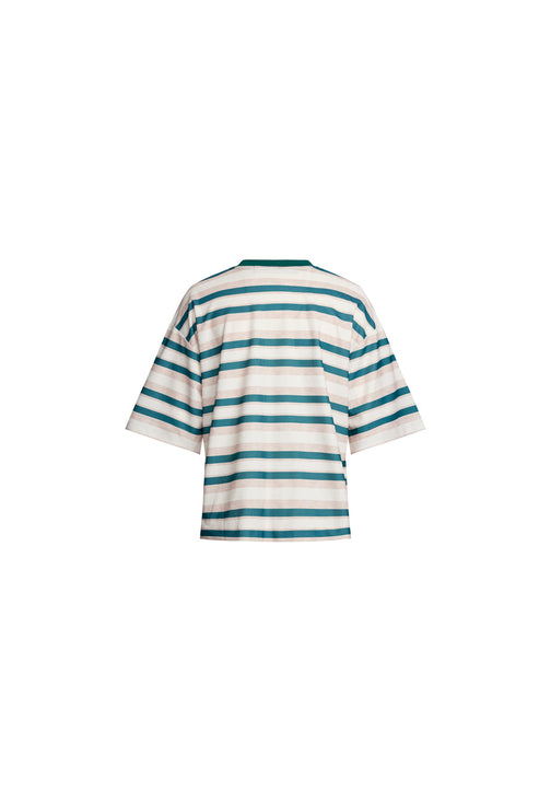 EMERGING TEE - GREEN STRIPE