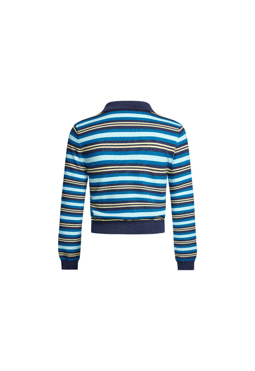 AWAKENING CARDIGAN - NAVY STRIPE