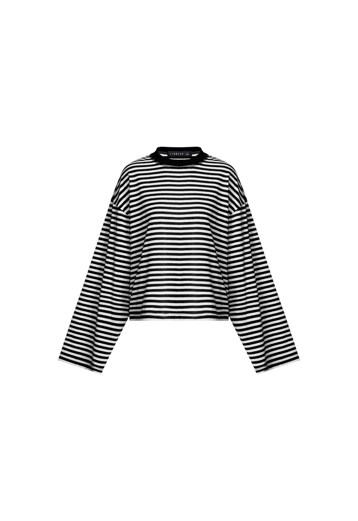 BLOOM LONG SLEEVE - ONYX STRIPE