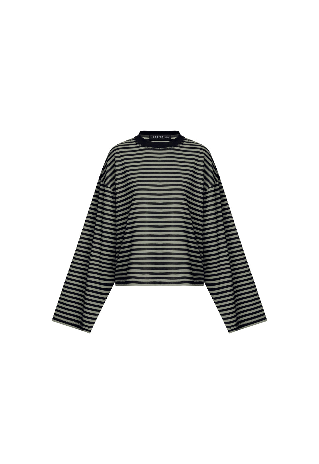 BLOOM LONG SLEEVE - FOREST STRIPE