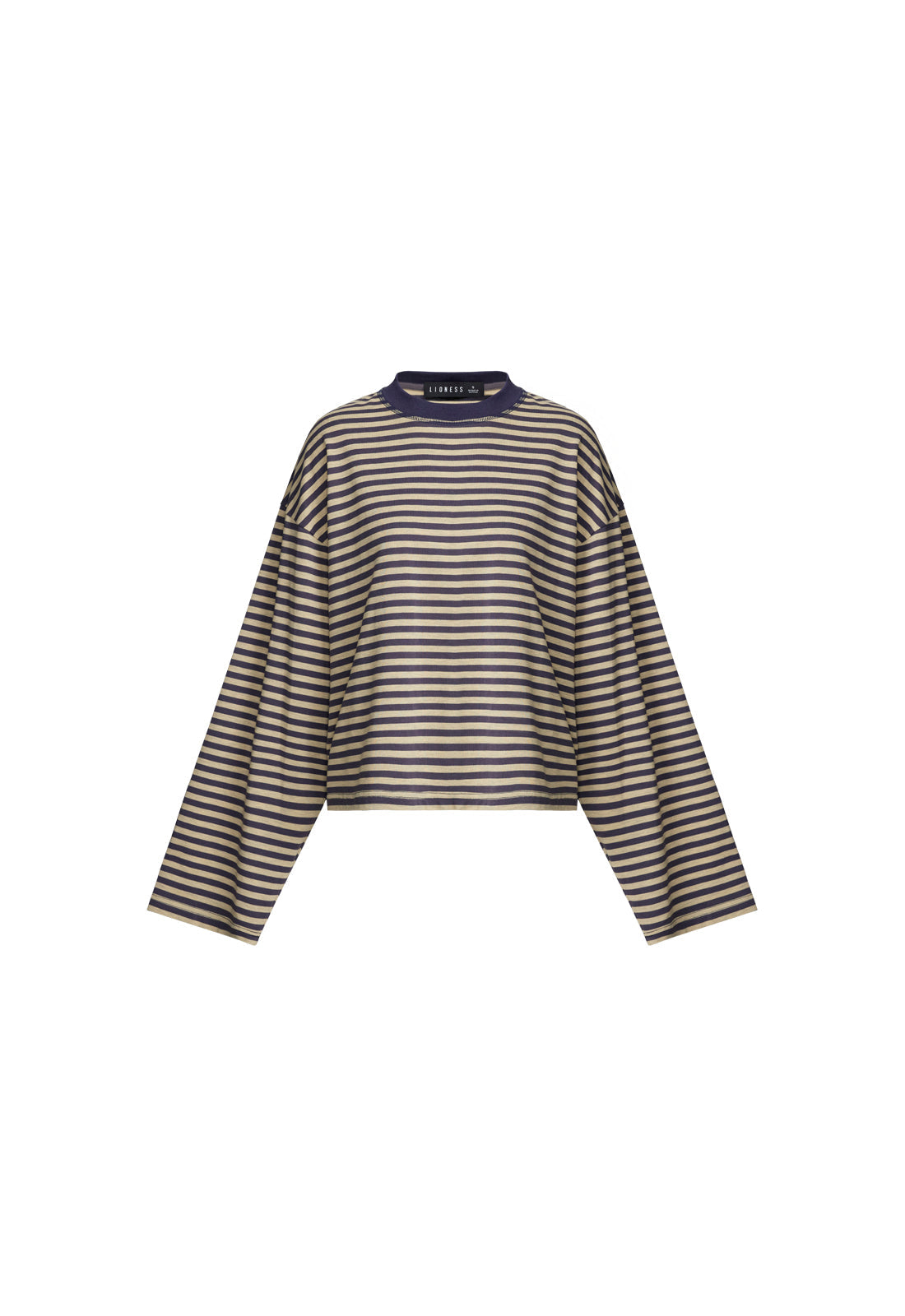 BLOOM LONG SLEEVE - BEIGE STRIPE