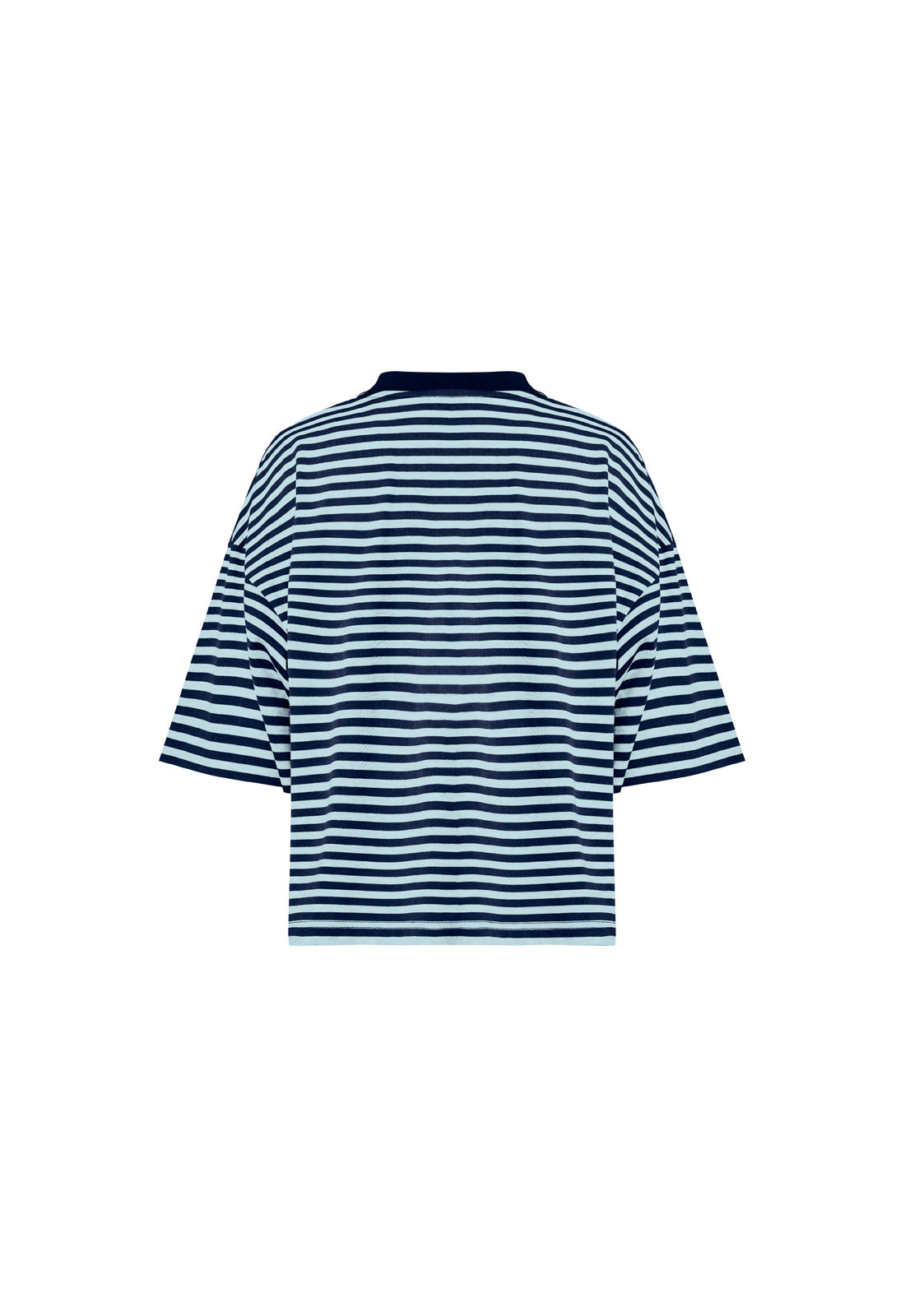 BLOOM SHORT SLEEVE - NAVY SEA STRIPE