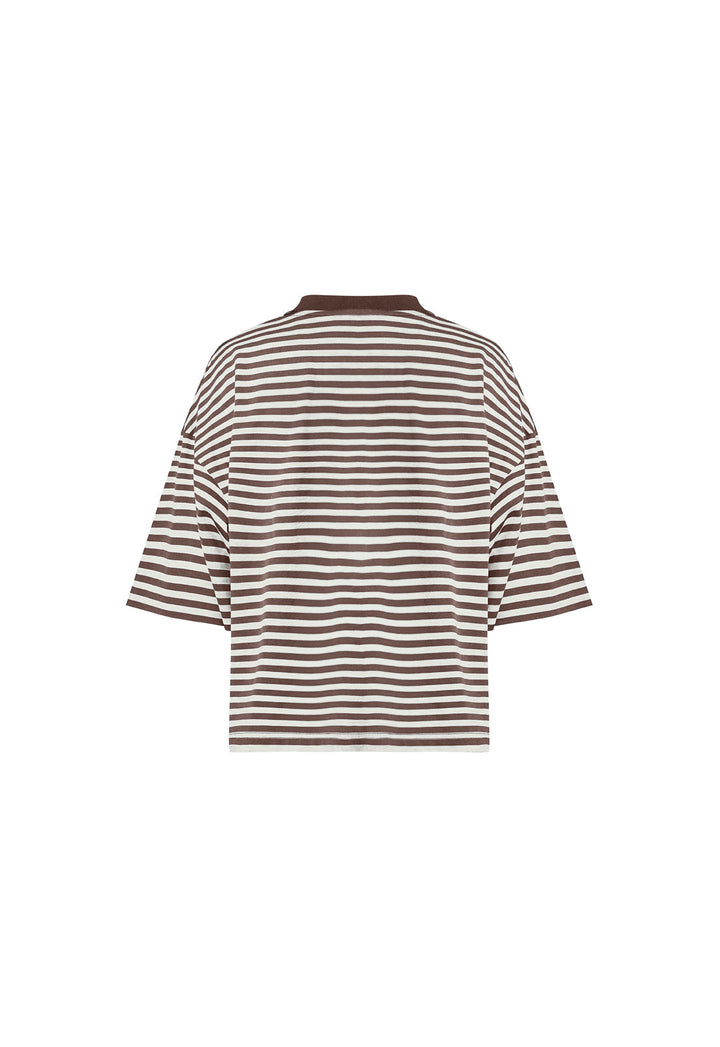 BLOOM SHORT SLEEVE - DARK CHOCOLATE