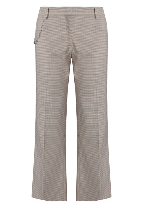 BESSETTE PANT - BEIGE GINGHAM