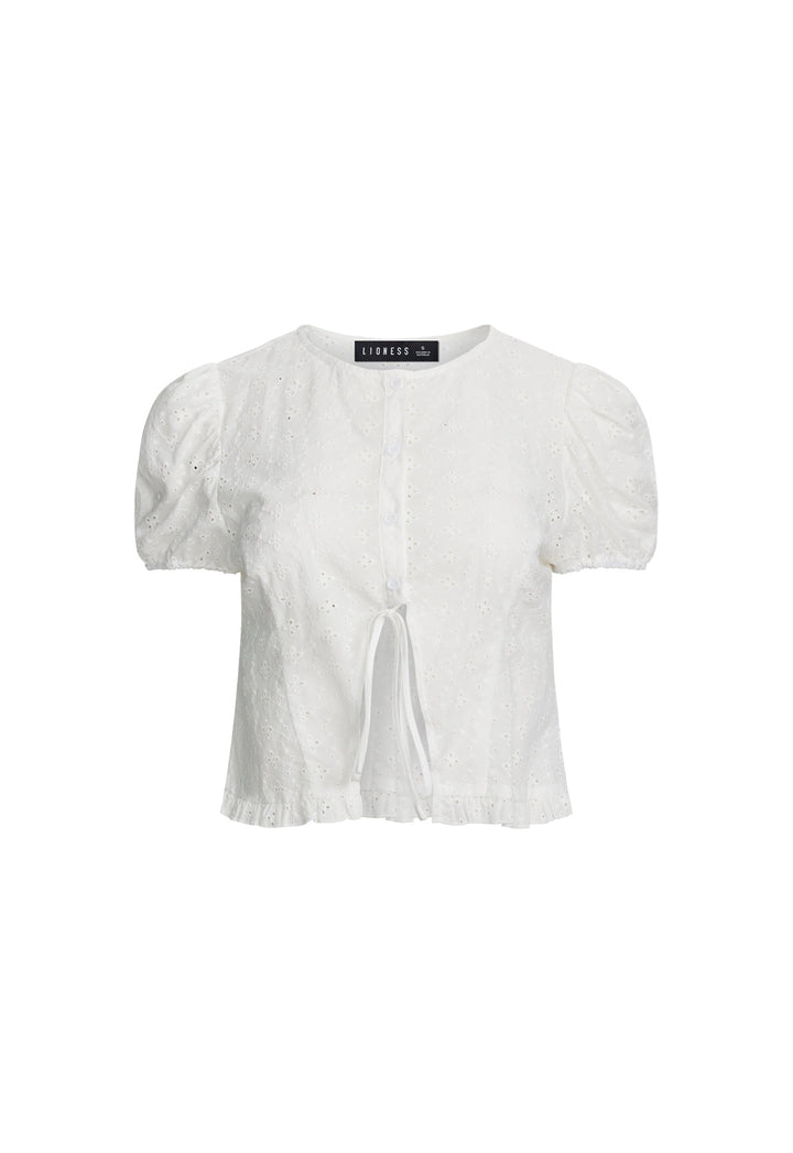 BARDOT TOP - PORCELAIN