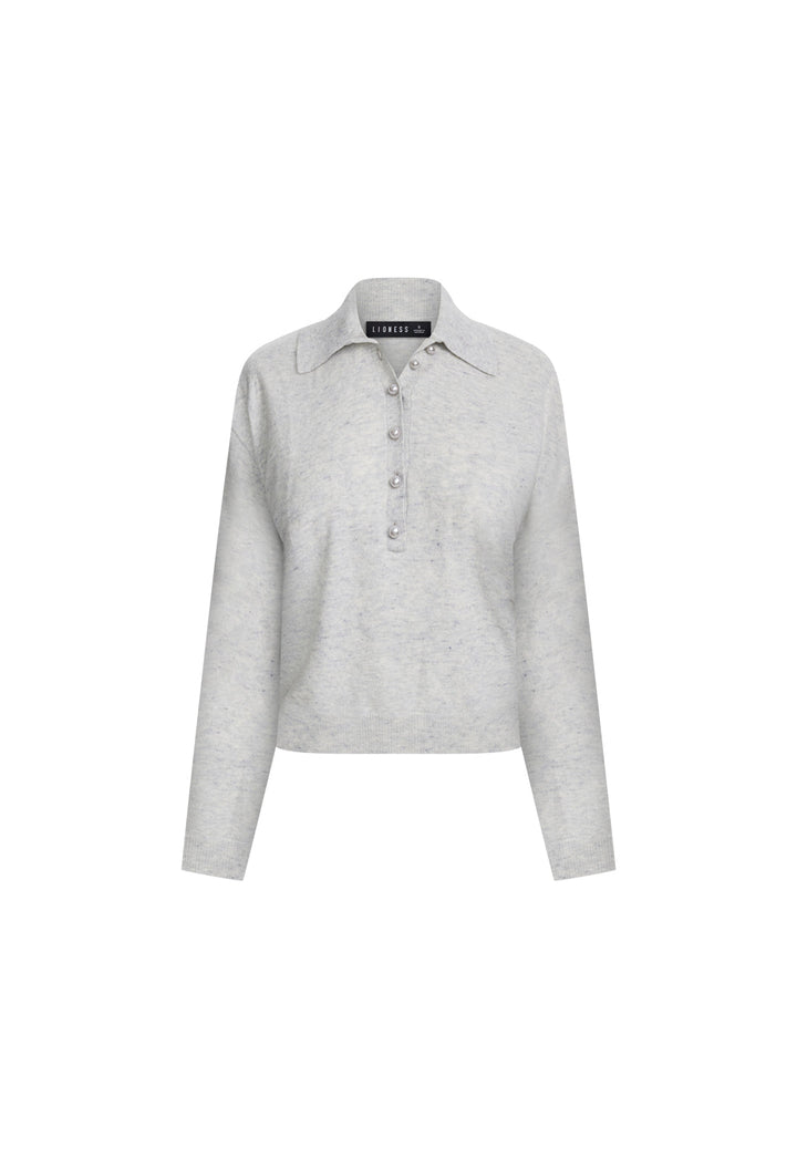 COCO KNIT TOP - DOVE