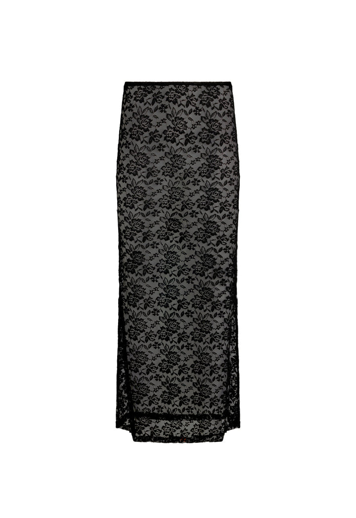 MIRAGE MAXI SKIRT - NOIR