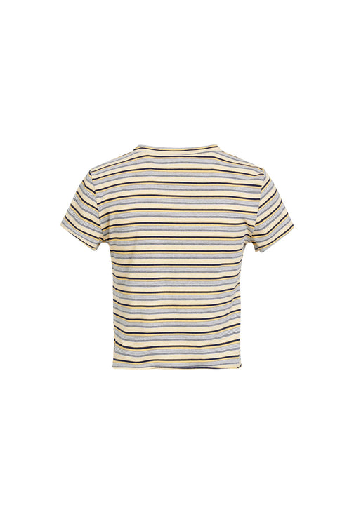 NORTH LIGHT TEE - YELLOW STRIPE