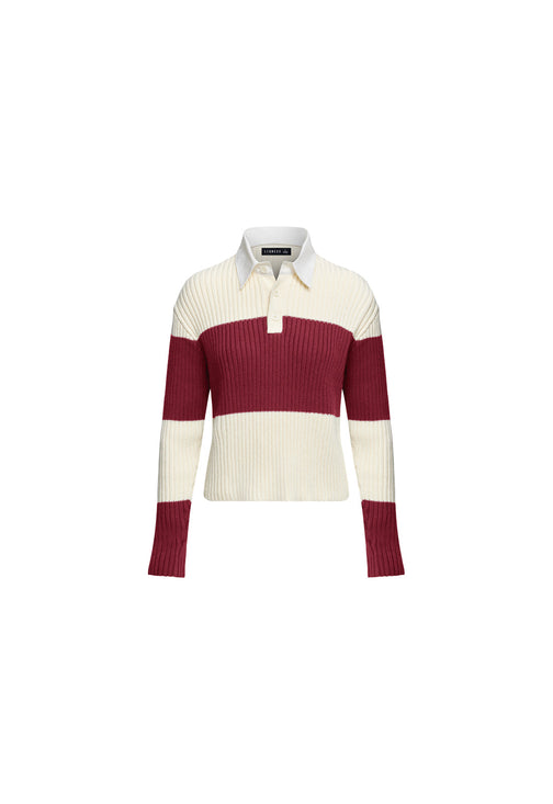 PRINCE RUGBY - MAROON STRIPE