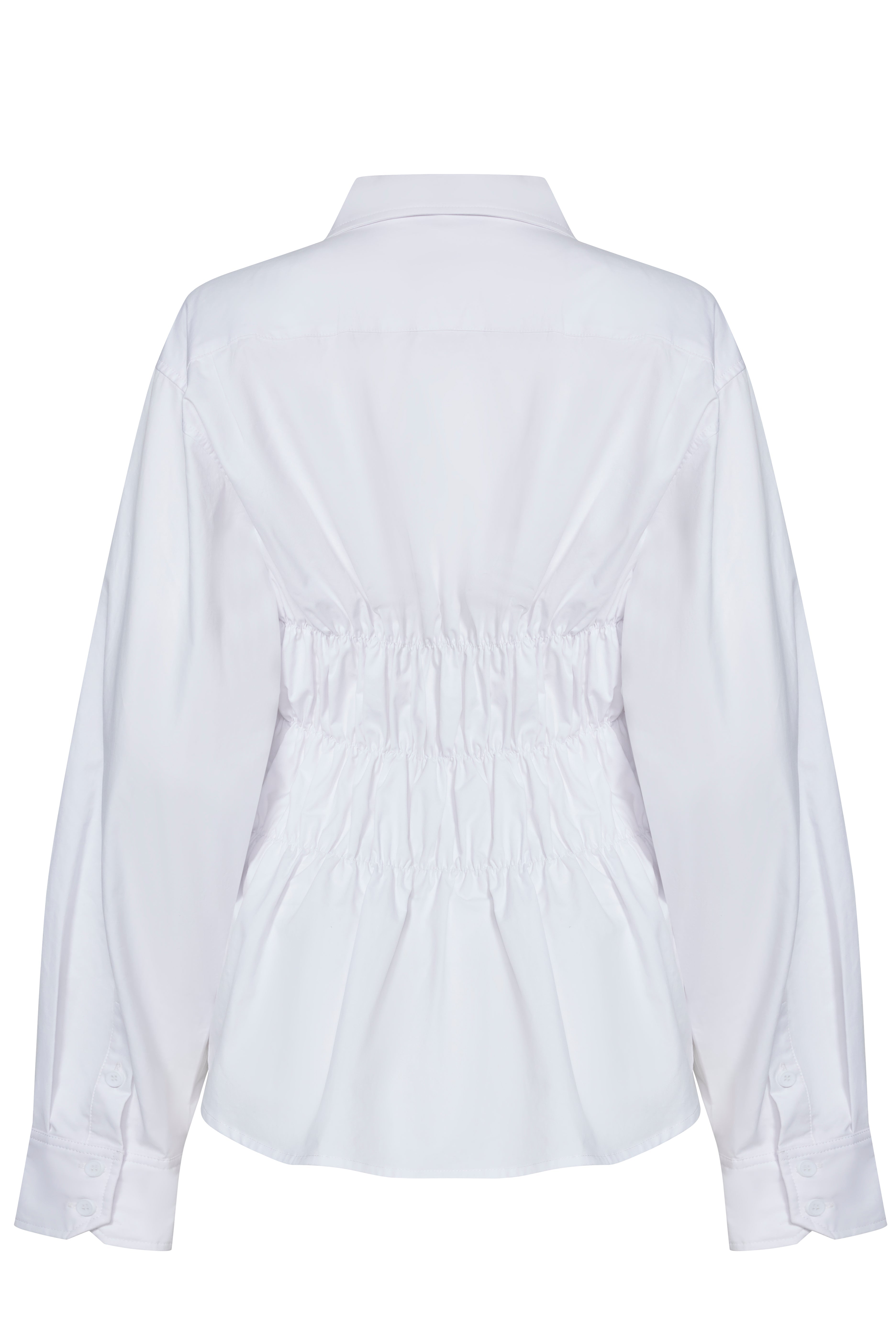 CHLOE SHIRT - PORCELAIN
