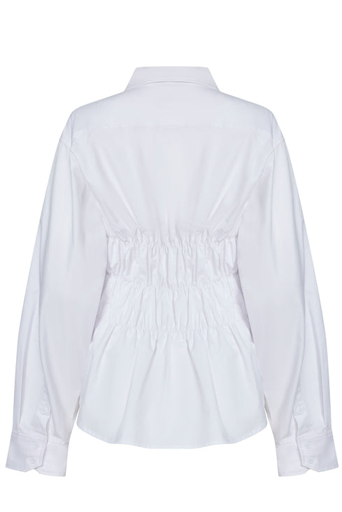 CHLOE SHIRT - PORCELAIN