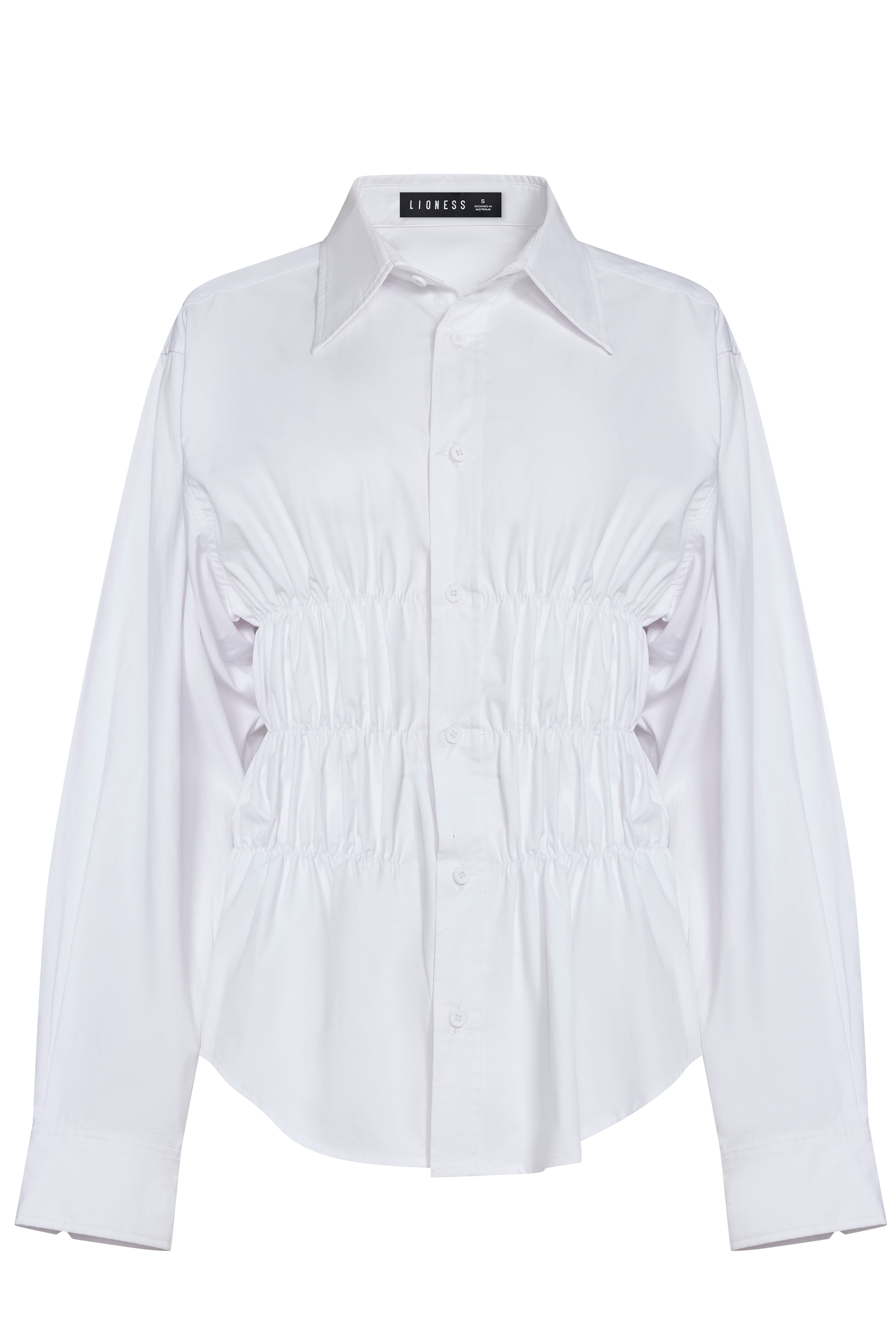 CHLOE SHIRT - PORCELAIN