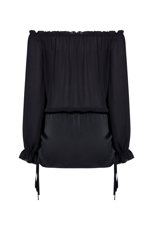 SEVIGNY MINI DRESS  - ONYX
