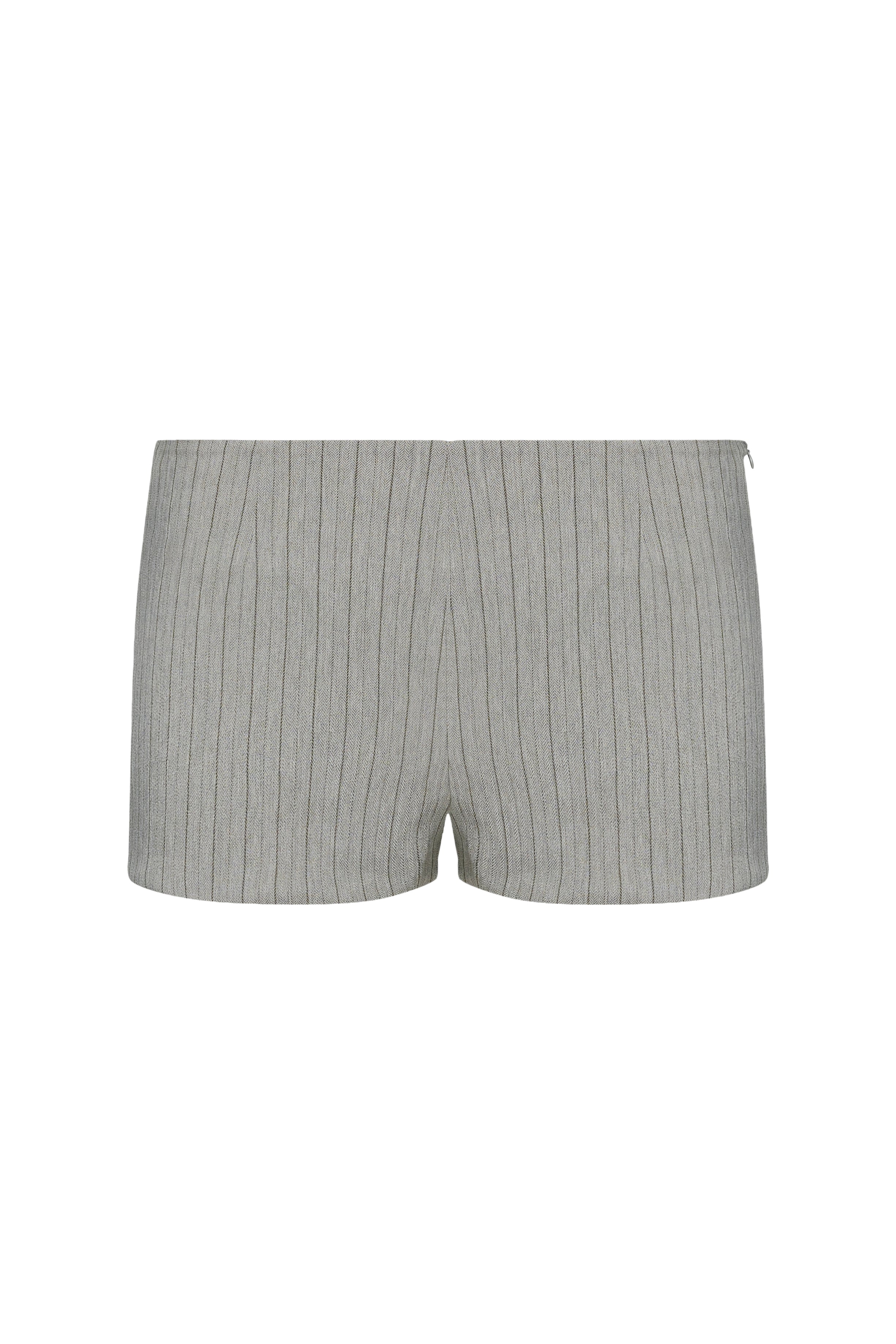 CHLOE SHORT  - ASH STRIPE
