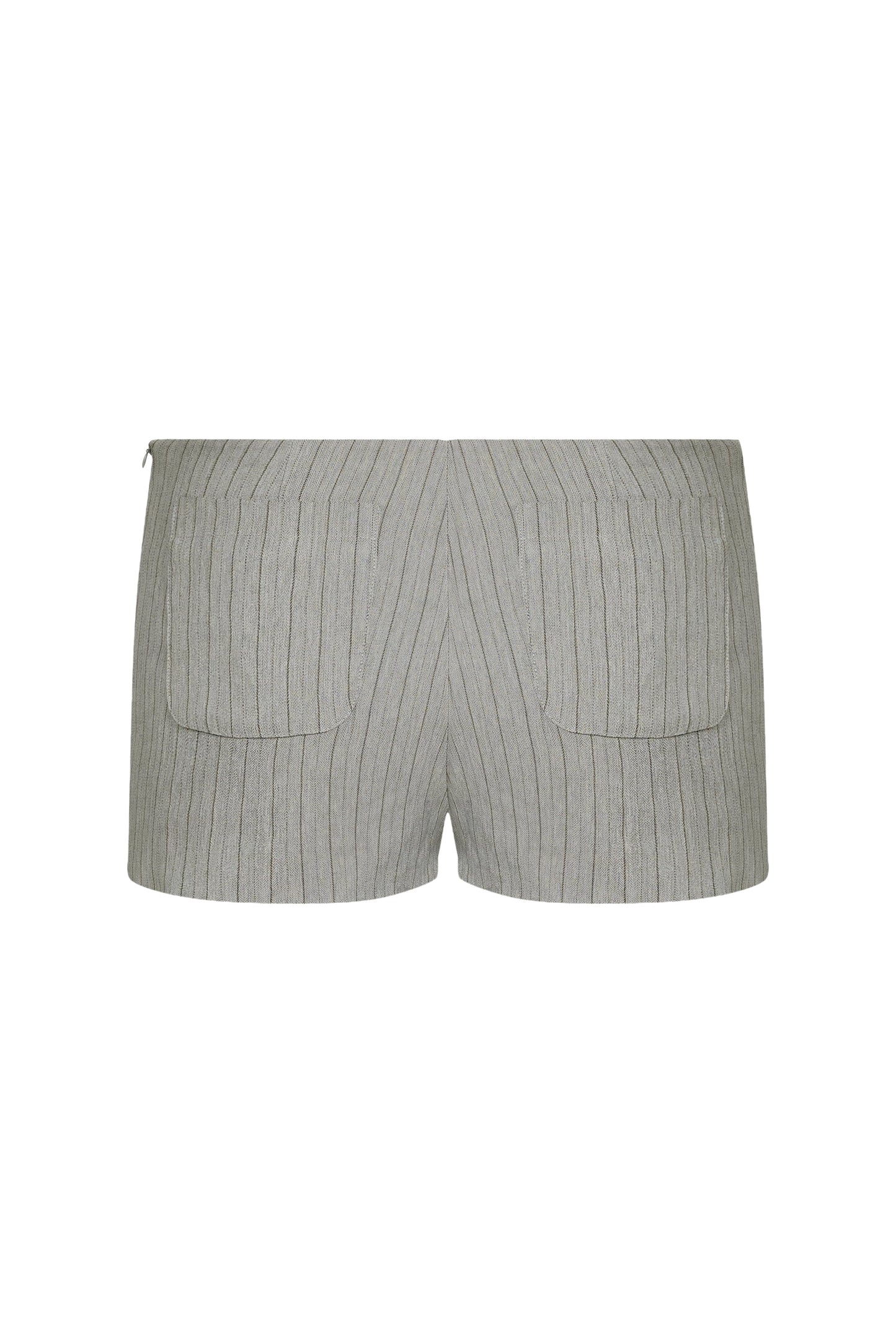 CHLOE SHORT  - ASH STRIPE