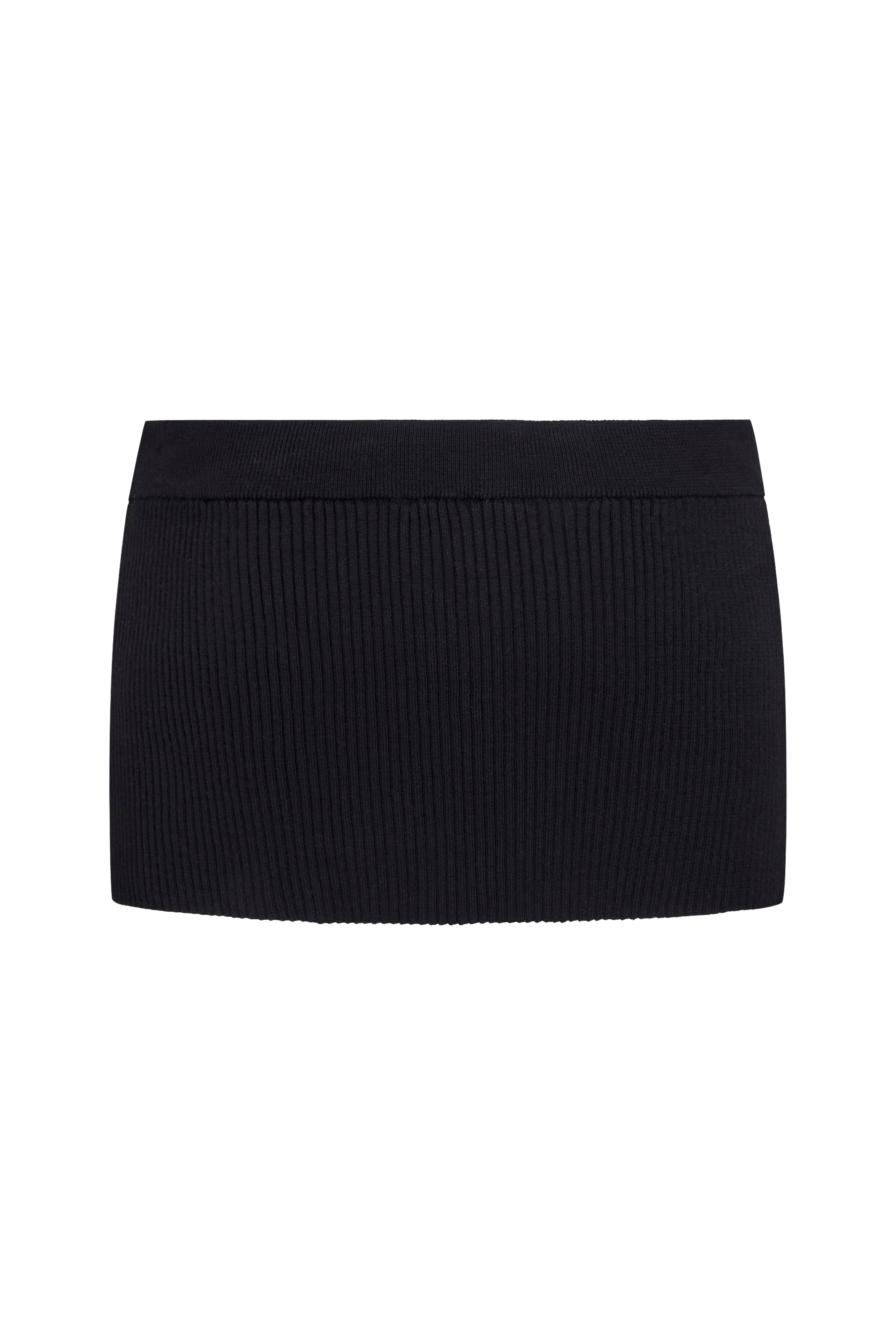 NORTH LIGHT KNIT SKIRT  - ONYX
