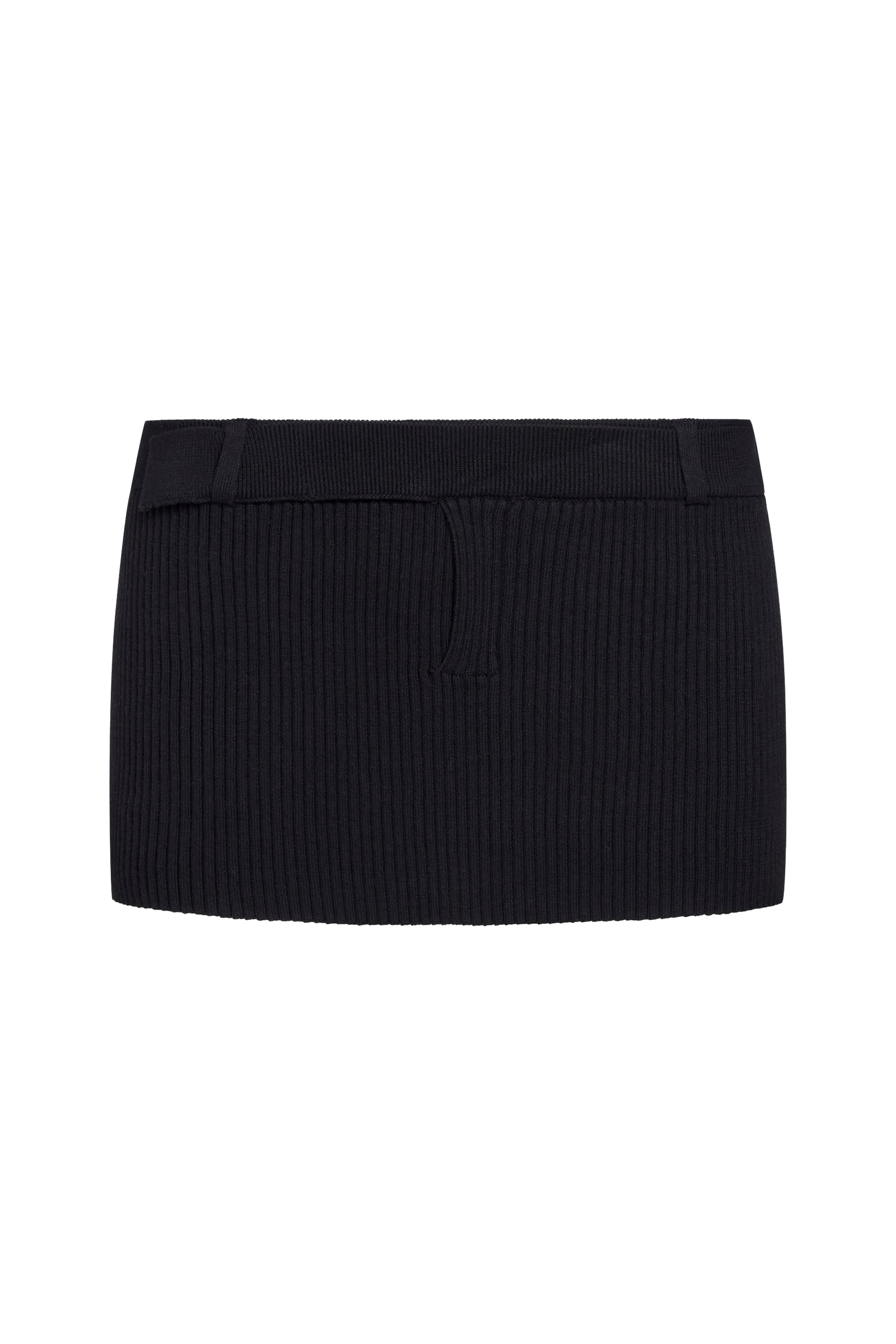 NORTH LIGHT KNIT SKIRT  - ONYX