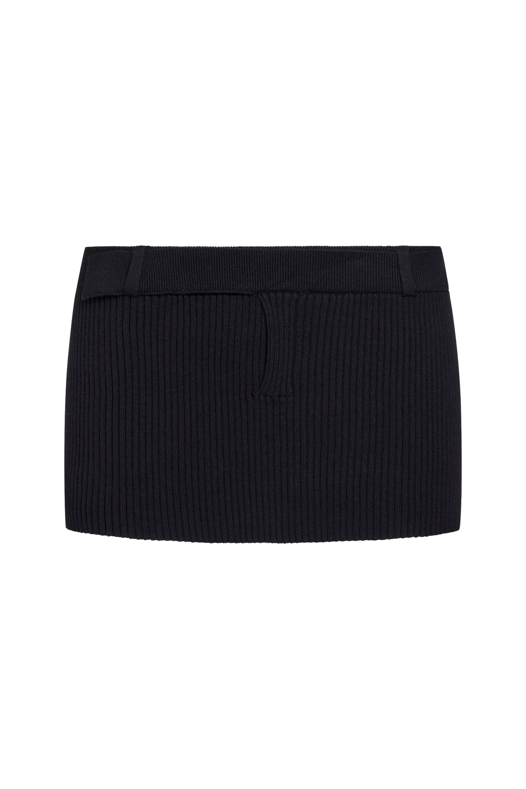 NORTH LIGHT KNIT SKIRT  - ONYX