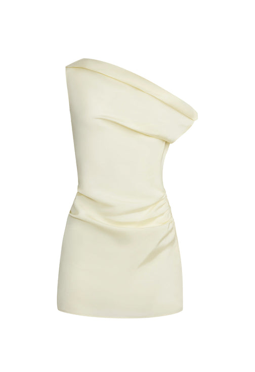 SWEETHEART MINI DRESS - BUTTER
