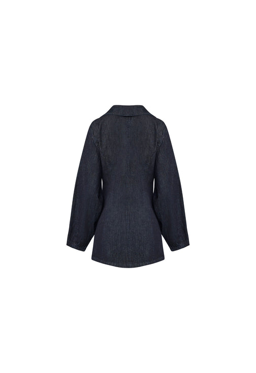 DOLLHOUSE DRESS - DARK DENIM