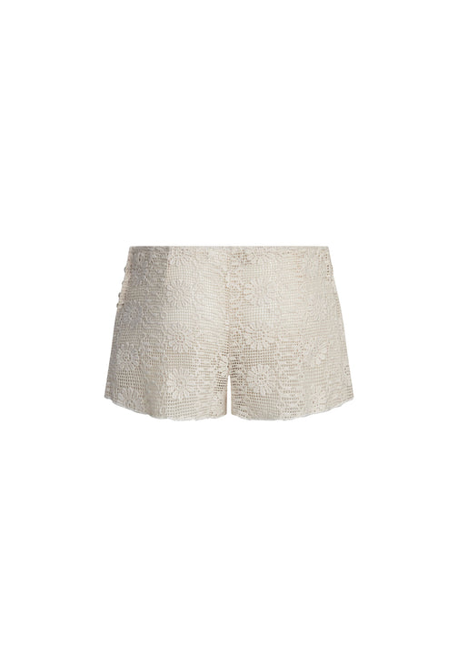 BABYDOLL SHORT - CREAM FLORAL
